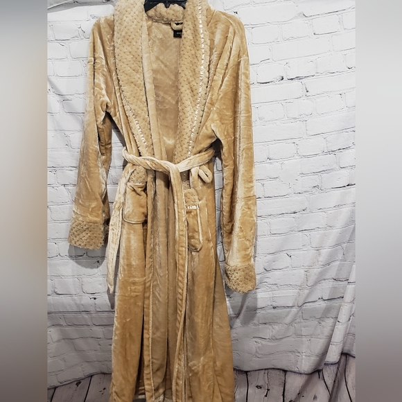 LOTUS LINEN Women Soft Plush Robes Luxury Fluffy Robe M/L - Picture 6 of 7